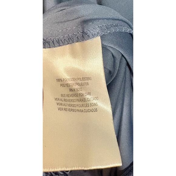 Alex Evenings Womens Blue Soutache Evening Gown Godet Skirt Detail Plus Size 18W - Picture 10 of 10